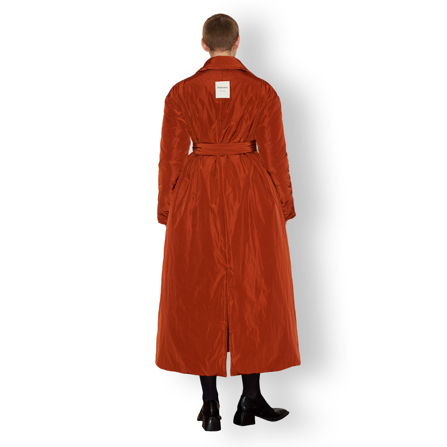 Maxi Coat in Burnt Orange